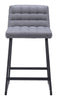 Pago Counter Stool (Set of 2) Gray - Cozy Roots Decor