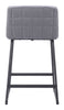 Pago Counter Stool (Set of 2) Gray - Cozy Roots Decor
