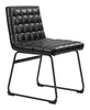 Pago Dining Chair (Set of 2) Black - Cozy Roots Decor