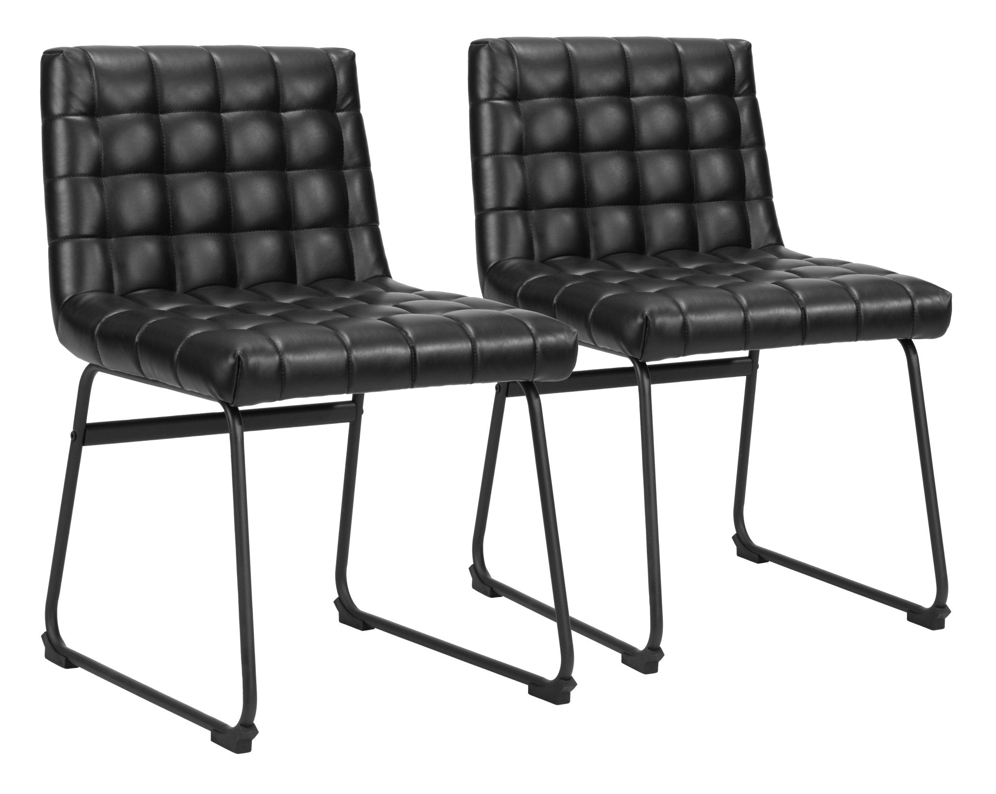 Pago Dining Chair (Set of 2) Black - Cozy Roots Decor