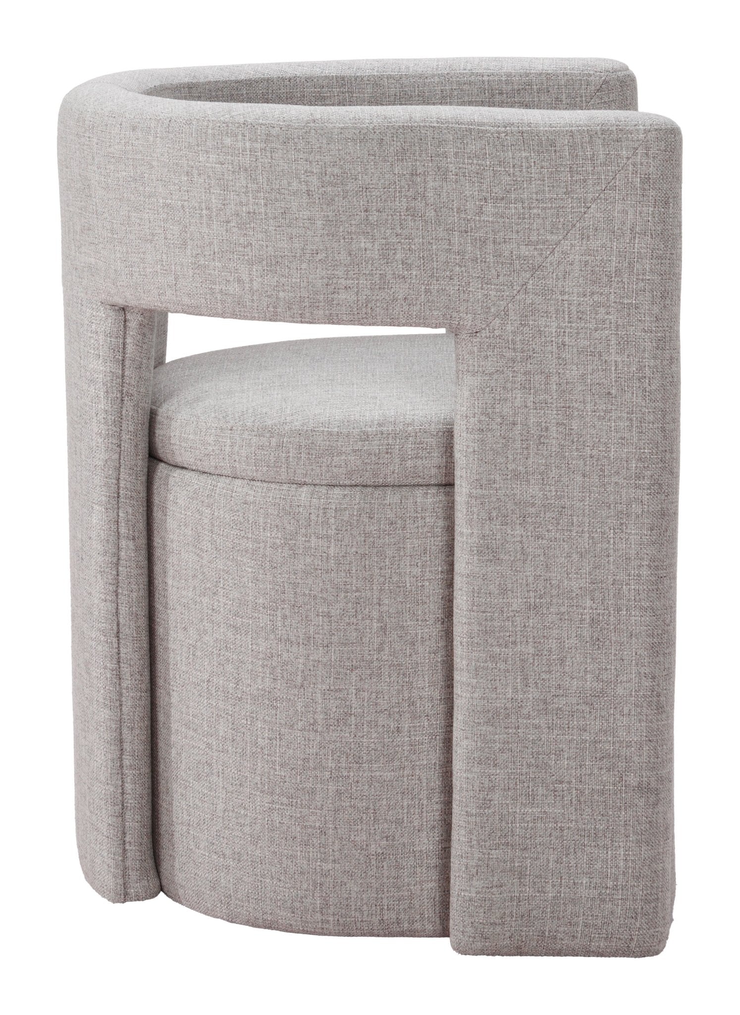 Papua Dining Chair Gray - Cozy Roots Decor