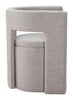 Papua Dining Chair Gray - Cozy Roots Decor