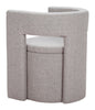 Papua Dining Chair Gray - Cozy Roots Decor