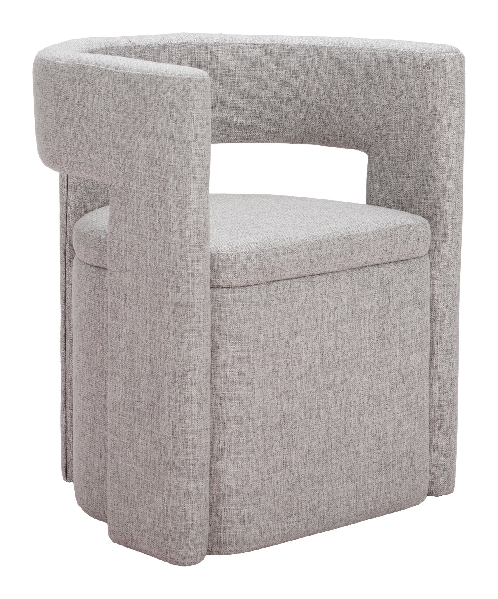 Papua Dining Chair Gray - Cozy Roots Decor