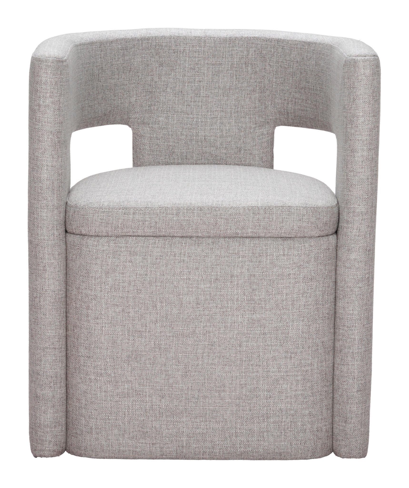 Papua Dining Chair Gray - Cozy Roots Decor