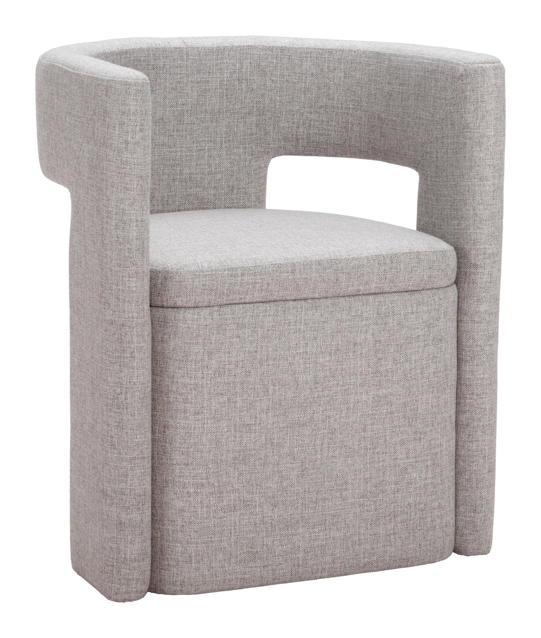 Papua Dining Chair Gray - Cozy Roots Decor
