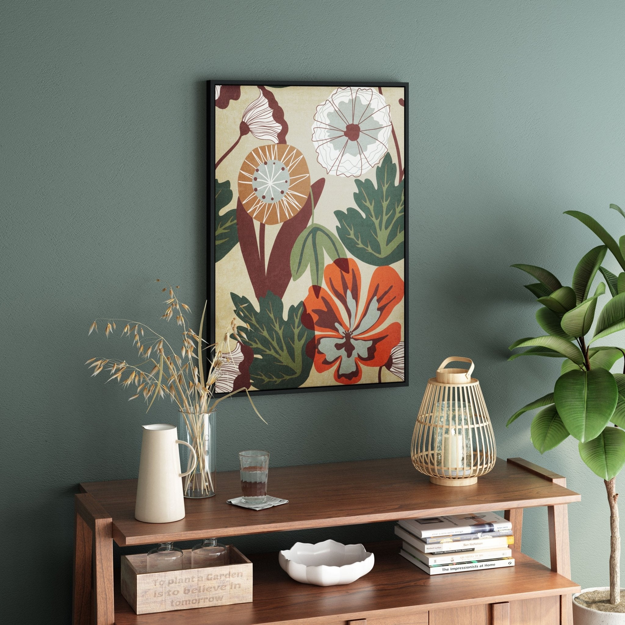 Park and Rec Canvas Wall Art Multicolor - Cozy Roots Decor