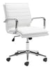 Partner Office Chair White - Cozy Roots Decor