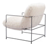 Pelut Accent Chair White - Cozy Roots Decor