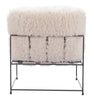 Pelut Accent Chair White - Cozy Roots Decor
