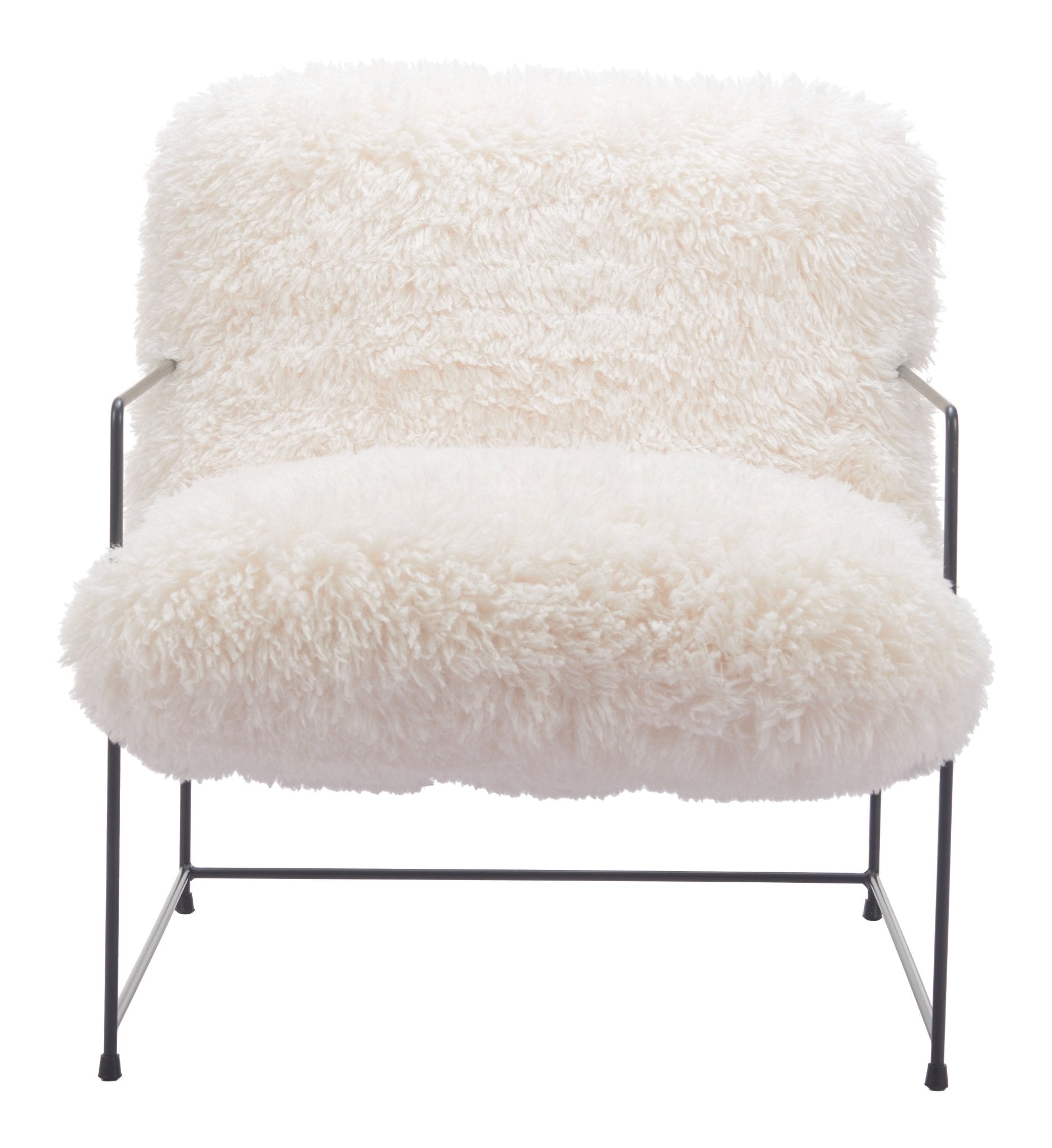 Pelut Accent Chair White - Cozy Roots Decor