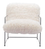 Pelut Accent Chair White - Cozy Roots Decor