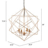 Penta Ceiling Lamp Gold - Cozy Roots Decor