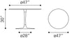 Phoenix Dining Table White - Cozy Roots Decor