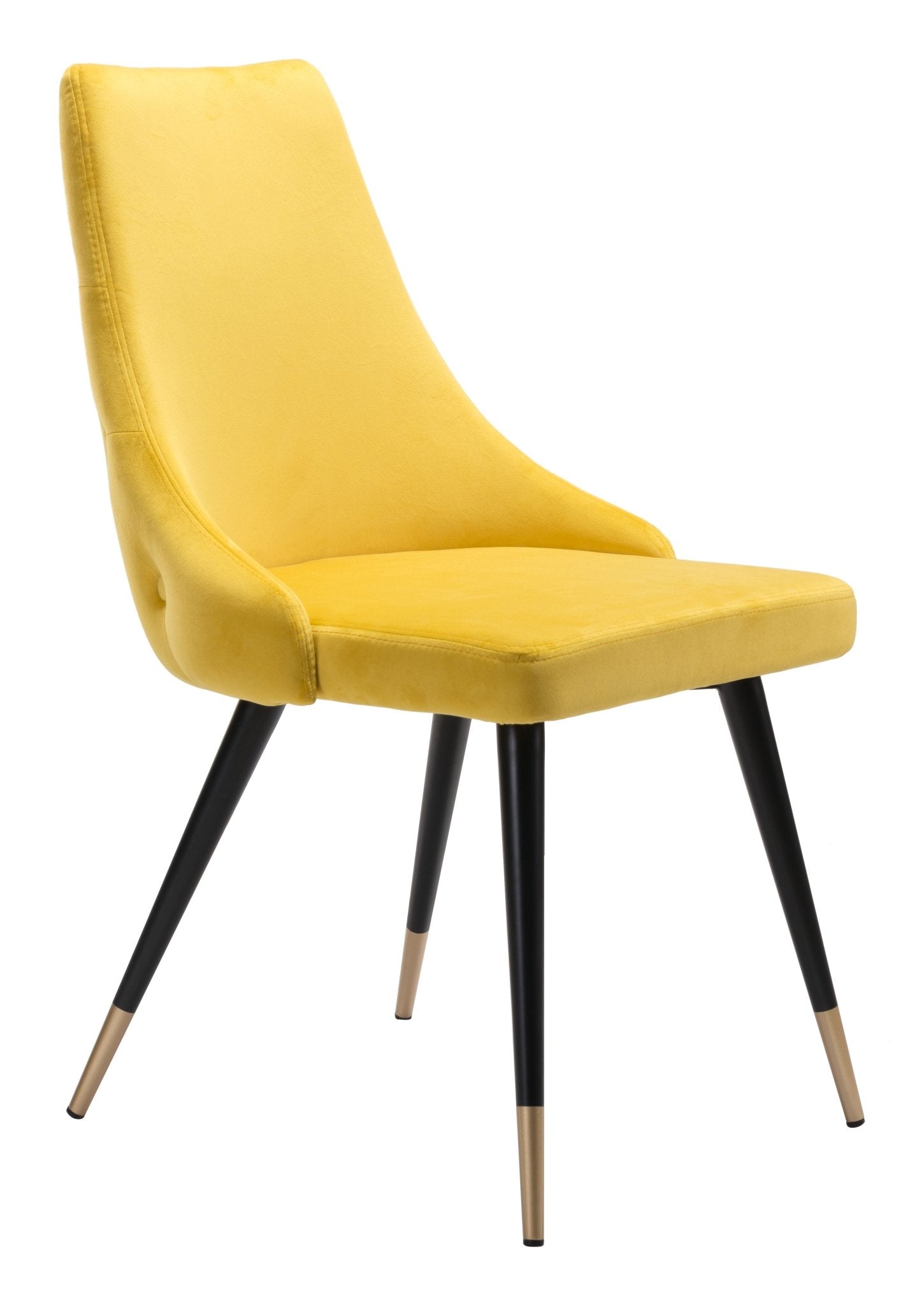 Piccolo Dining Chair (Set of 2) Yellow - Cozy Roots Decor