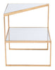 Planes Side Table Gold - Cozy Roots Decor