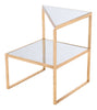 Planes Side Table Gold - Cozy Roots Decor