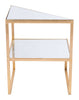 Planes Side Table Gold - Cozy Roots Decor