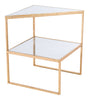 Planes Side Table Gold - Cozy Roots Decor