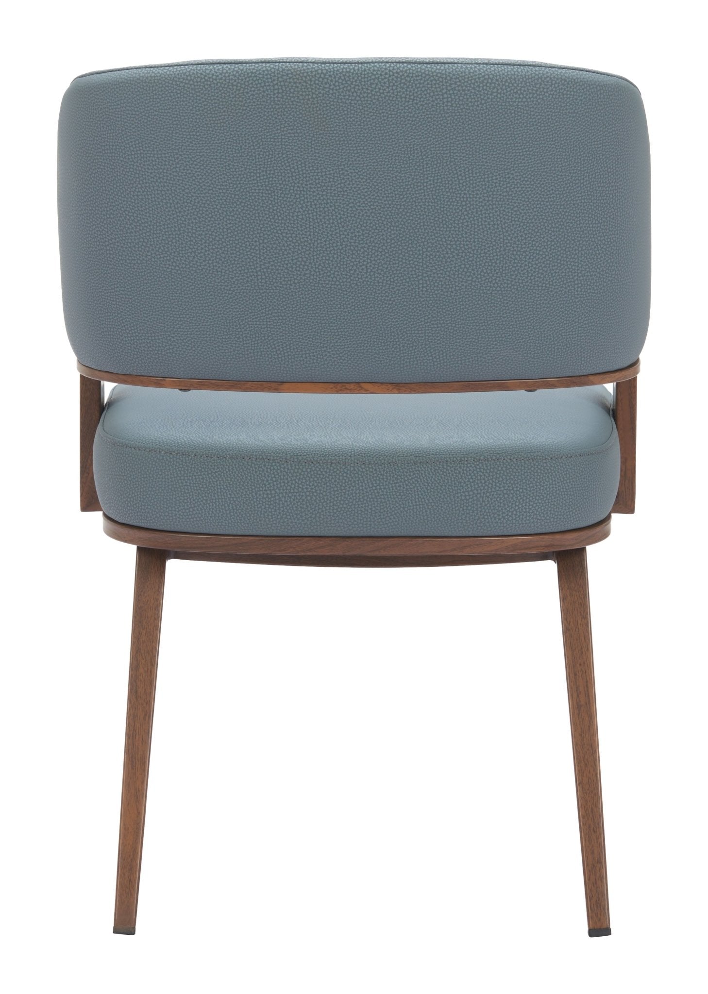 Poise Dining Chair (Set of 2) Azure Gray & Walnut - Cozy Roots Decor