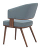 Poise Dining Chair (Set of 2) Azure Gray & Walnut - Cozy Roots Decor