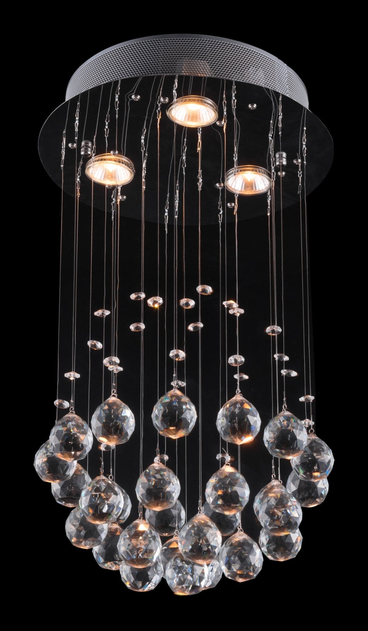 Pollow Ceiling Lamp Chrome - Cozy Roots Decor