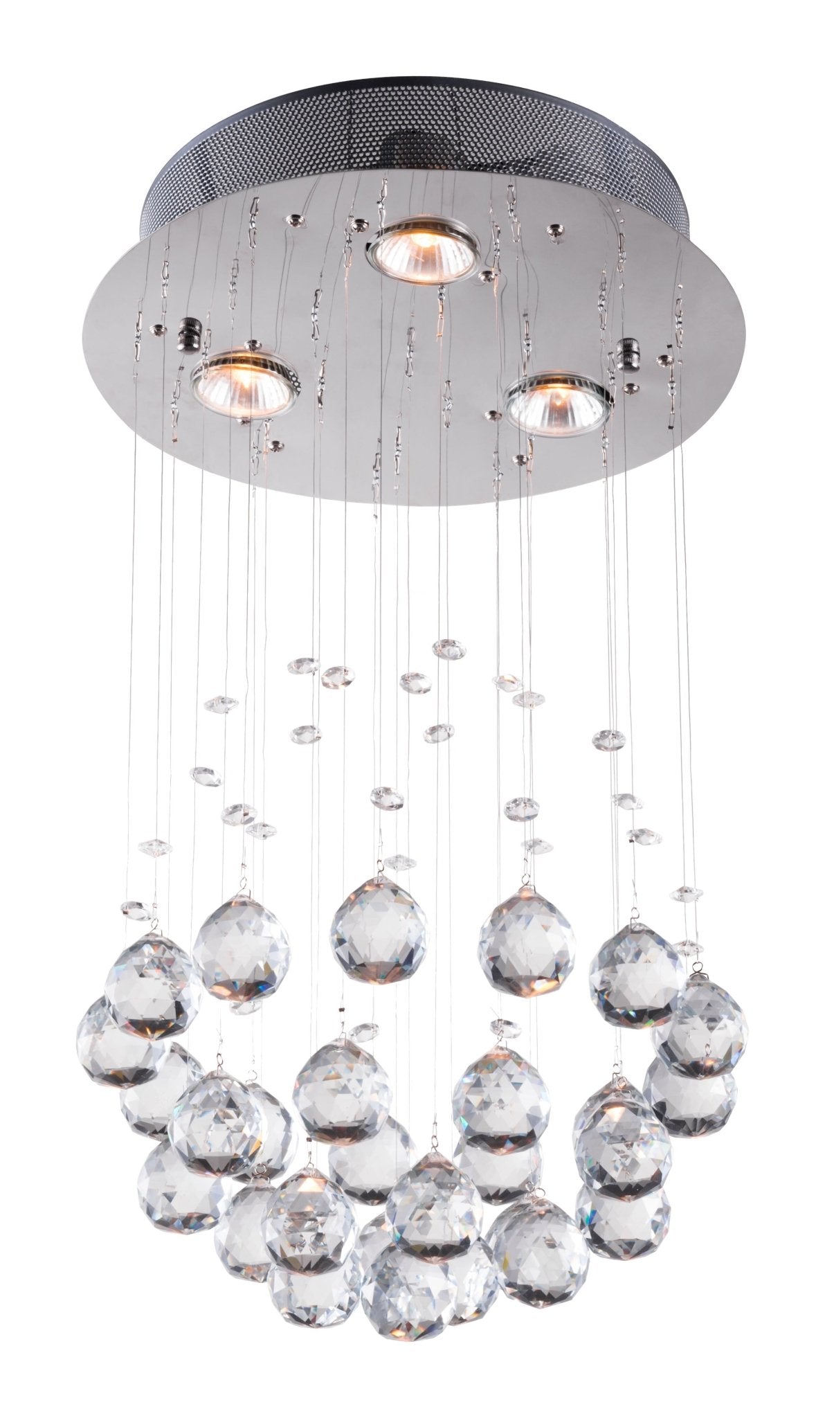 Pollow Ceiling Lamp Chrome - Cozy Roots Decor