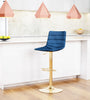 Prima Barstool Dark Blue & Gold - Cozy Roots Decor