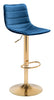 Prima Barstool Dark Blue & Gold - Cozy Roots Decor