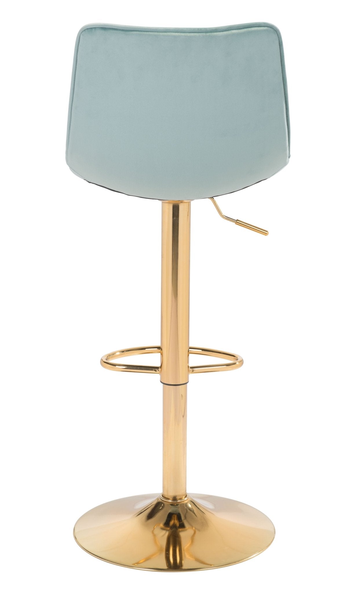 Prima Barstool Light Green & Gold - Cozy Roots Decor