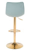 Prima Barstool Light Green & Gold - Cozy Roots Decor