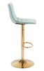 Prima Barstool Light Green & Gold - Cozy Roots Decor