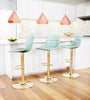 Prima Barstool Light Green & Gold - Cozy Roots Decor
