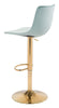 Prima Barstool Light Green & Gold - Cozy Roots Decor