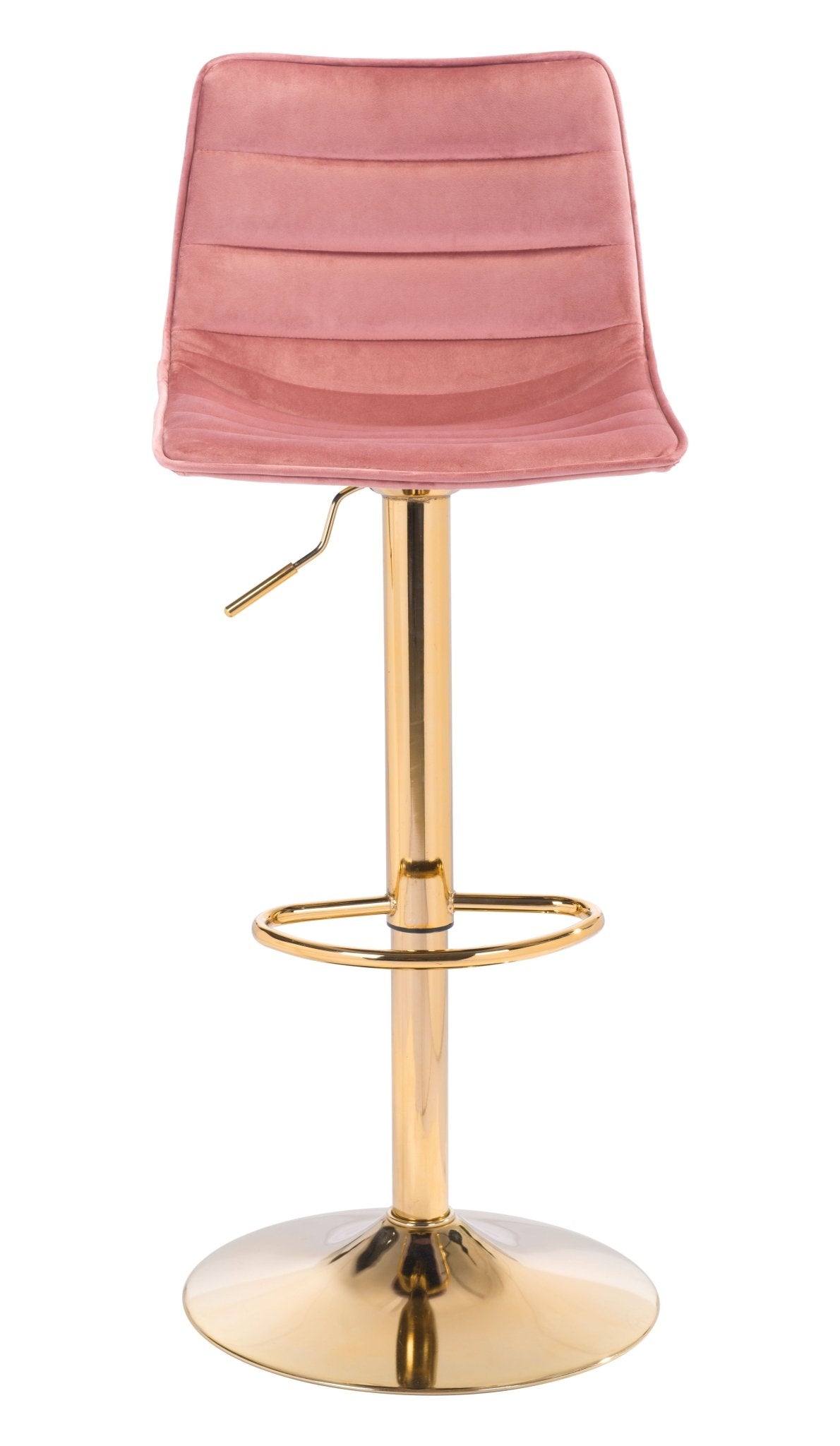 Prima Barstool Pink & Gold - Cozy Roots Decor