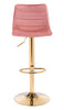 Prima Barstool Pink & Gold - Cozy Roots Decor