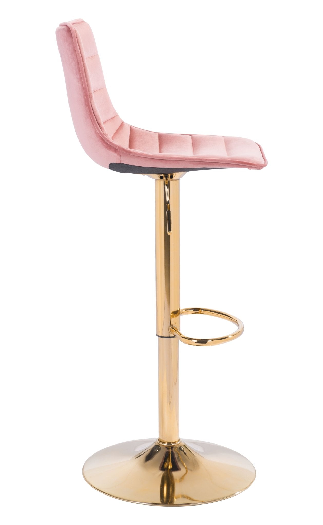 Prima Barstool Pink & Gold - Cozy Roots Decor