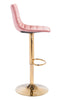 Prima Barstool Pink & Gold - Cozy Roots Decor