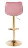 Prima Barstool Pink & Gold - Cozy Roots Decor