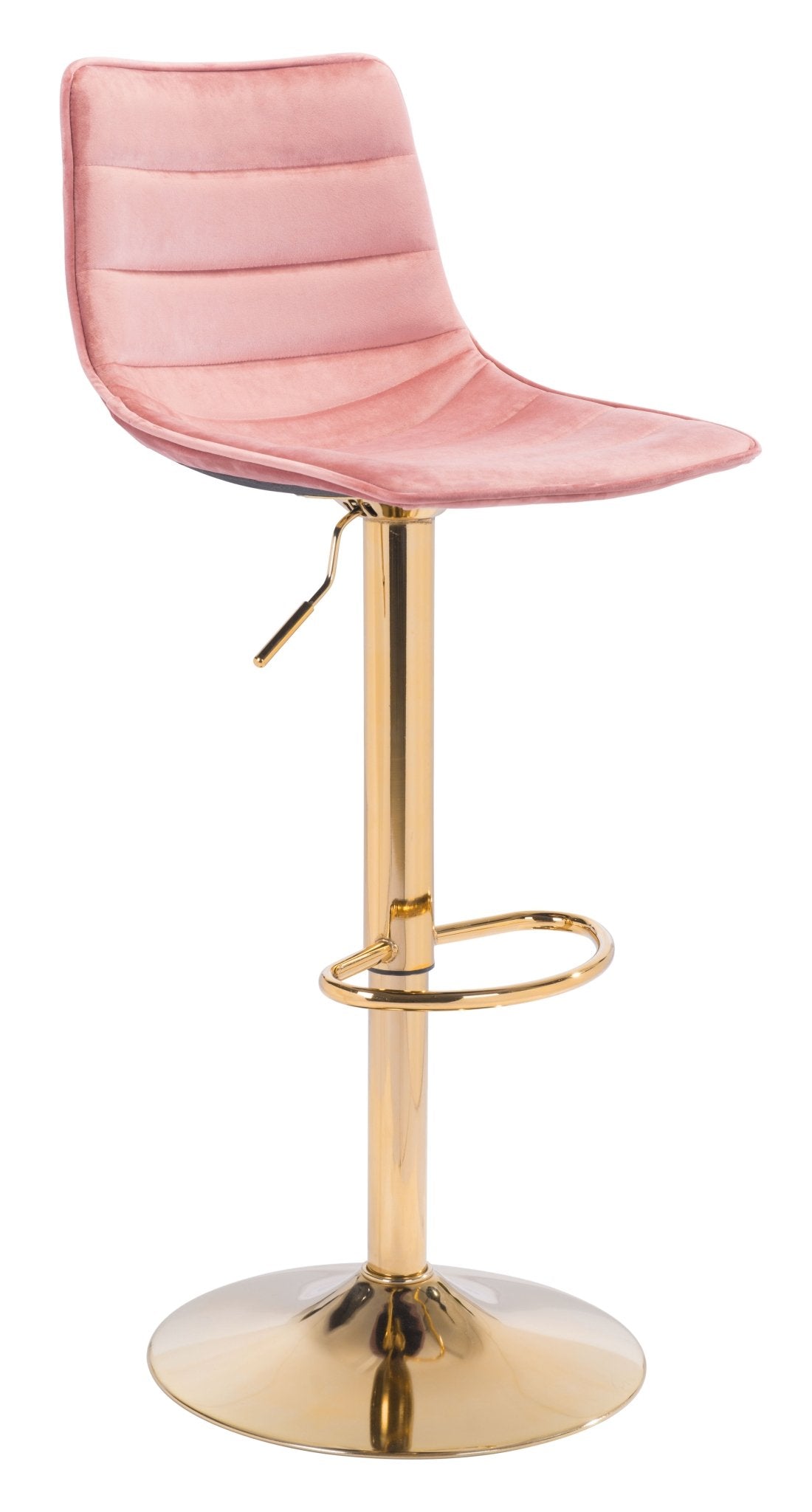 Prima Barstool Pink & Gold - Cozy Roots Decor