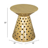 Proton Side Table Gold - Cozy Roots Decor