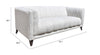 Punta Cana Sofa Leonardo Snow - Cozy Roots Decor