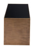 Reed Coffee Table Brass & Black - Cozy Roots Decor