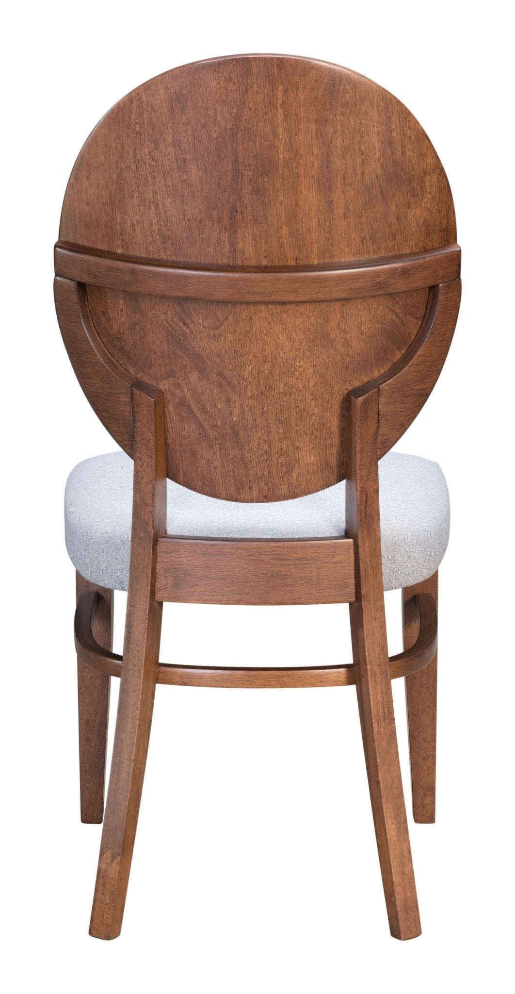 Regents Dining Chair (Set of 2) Walnut & Light Gray - Cozy Roots Decor