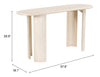 Risan Console Table Natural - Cozy Roots Decor