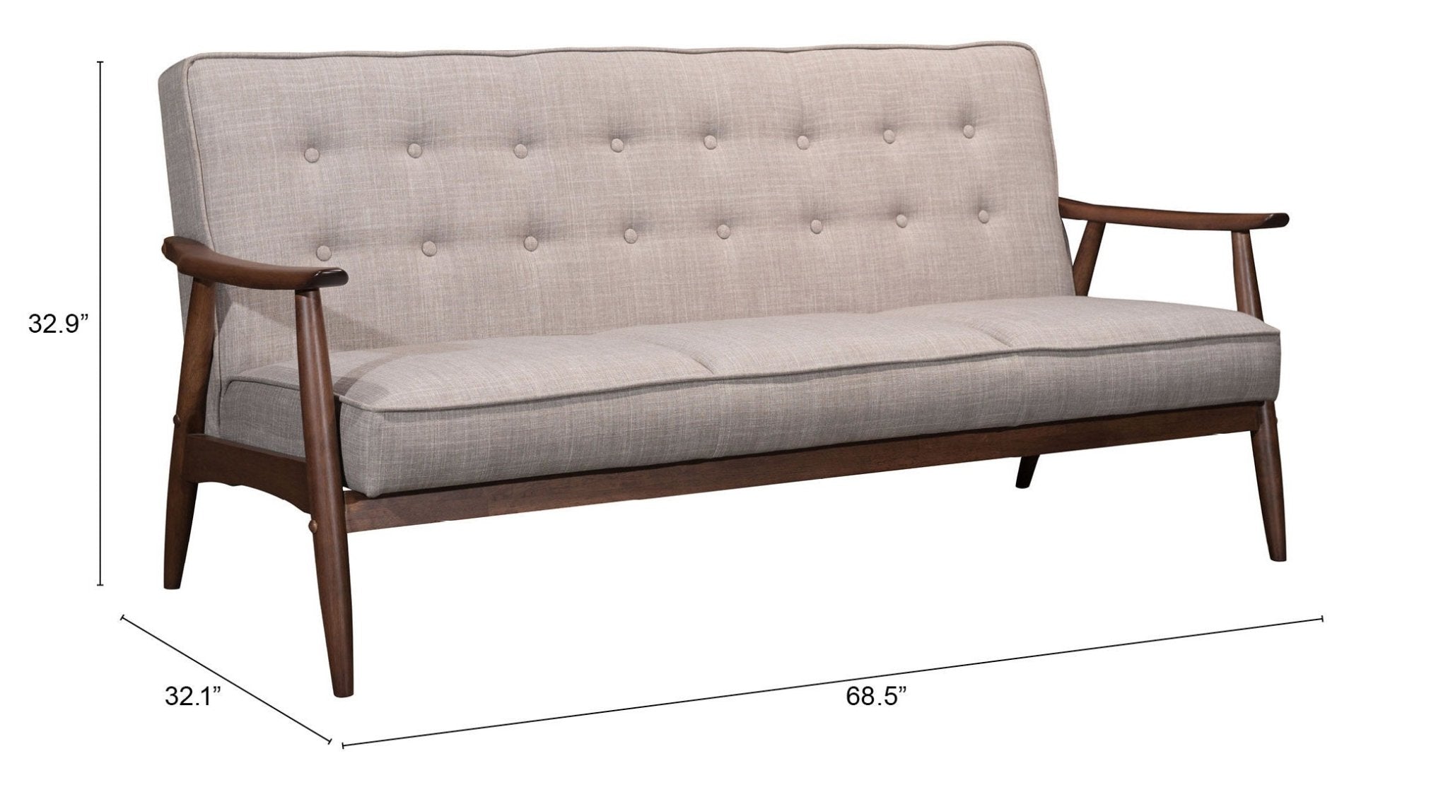 Rocky Sofa Putty - Cozy Roots Decor