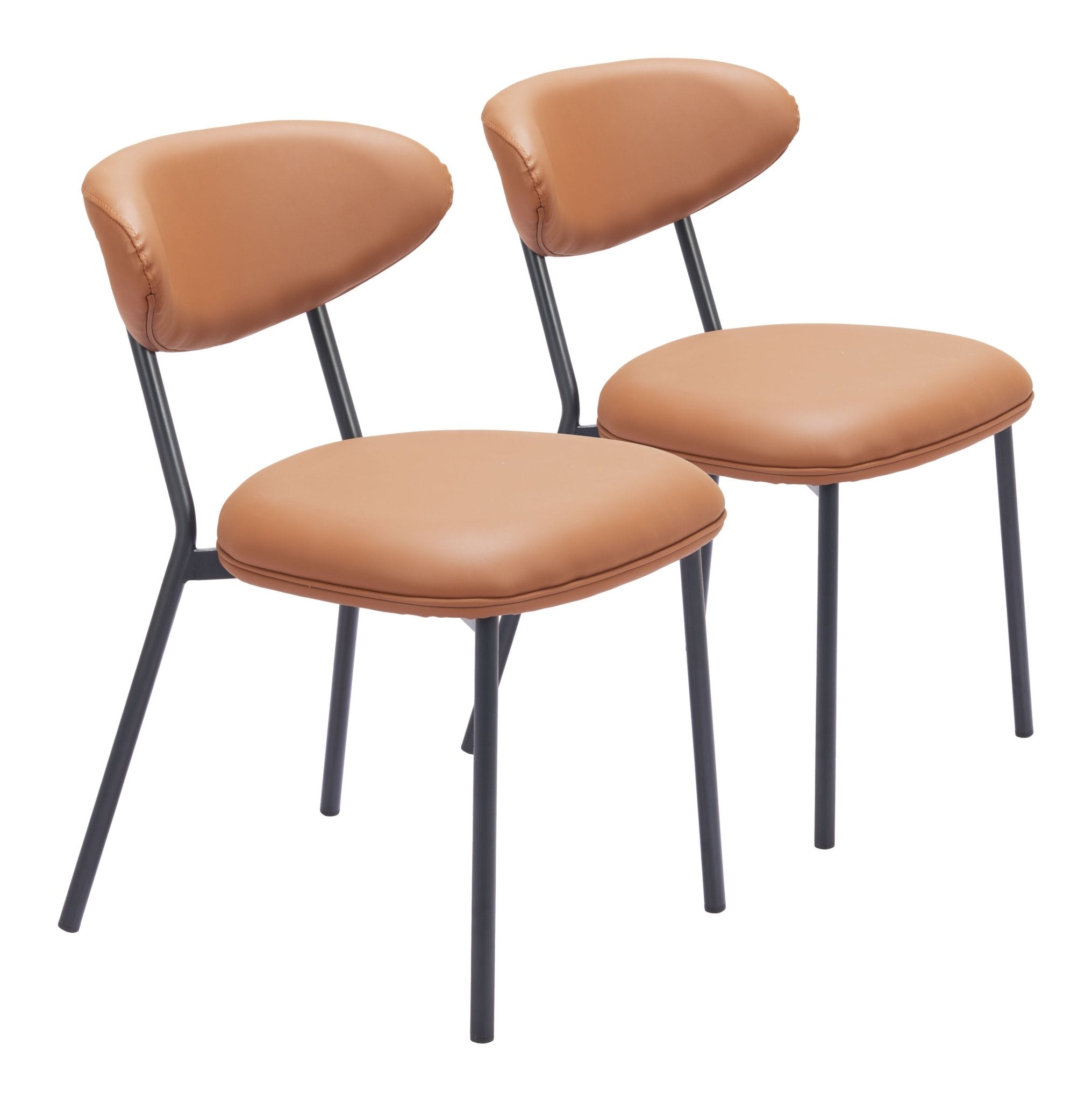 Rorun Dining Chair (Set of 2) Brown - Cozy Roots Decor
