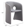 Rosyth Dining Chair Slate Gray - Cozy Roots Decor