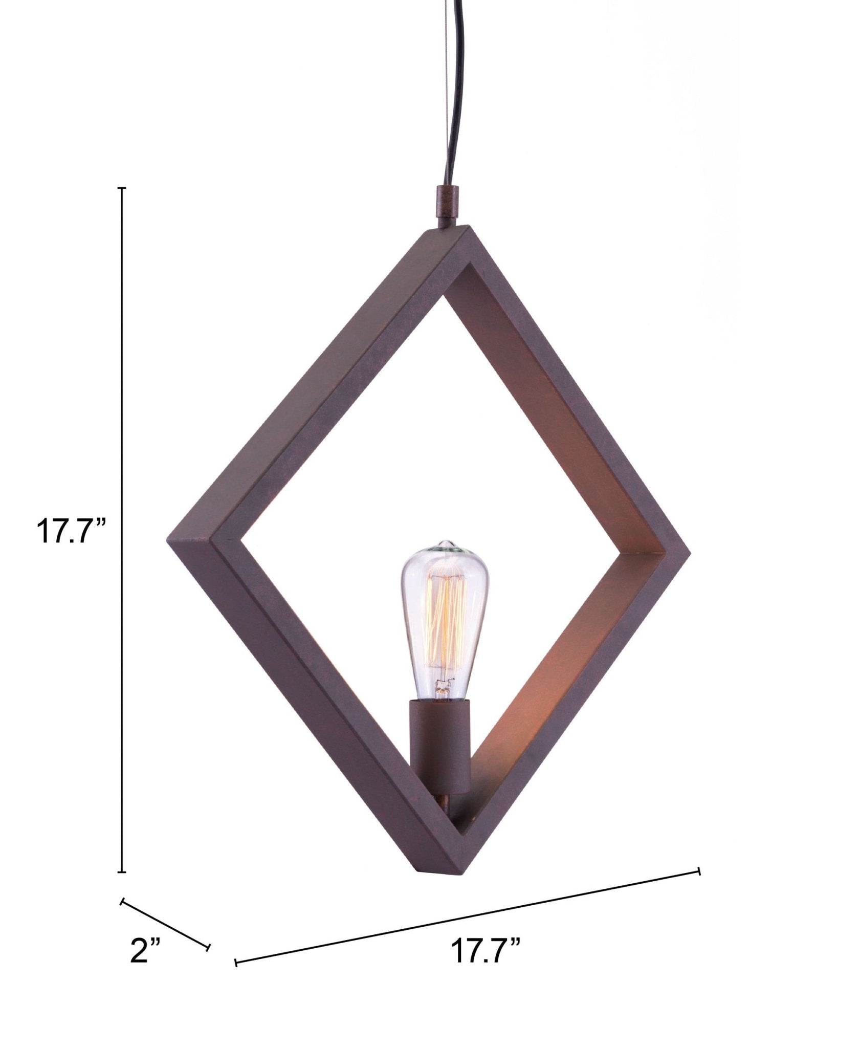 Rotorura Ceiling Lamp Rust - Cozy Roots Decor