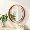 Round Gold Mirror Brown & Gold - Cozy Roots Decor